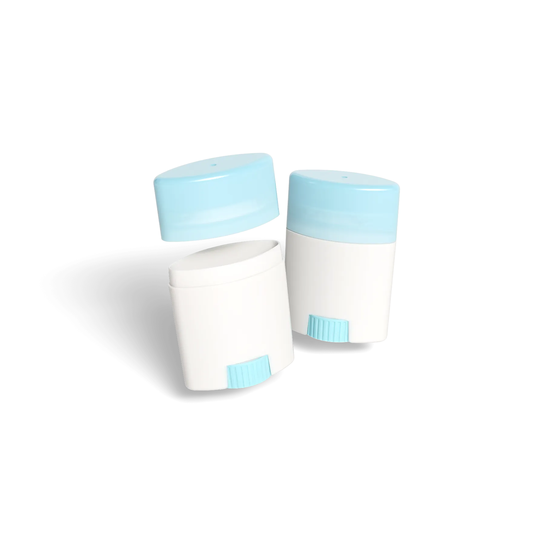 VASANA 3 contenitori rotondi vuoti in plastica nera da 30 g, per deodoranti, ricaricabili, balsamo labbra da viaggio, cosmetici, rossetti, creme solari fai da te